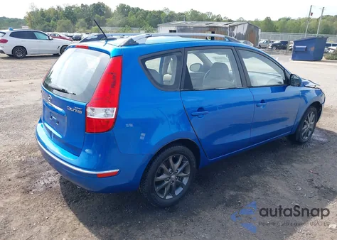 2012 Hyundai Elantra Touring Gls z USA, uszkodzony, nr VIN KMHDC8AE5CU134660